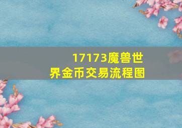 17173魔兽世界金币交易流程图