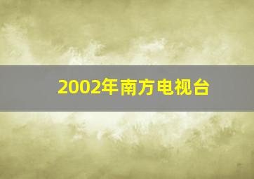 2002年南方电视台