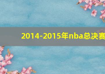 2014-2015年nba总决赛