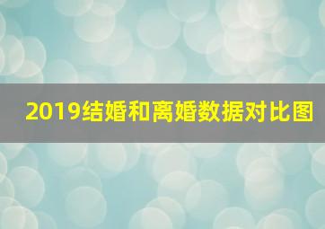 2019结婚和离婚数据对比图