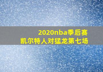 2020nba季后赛凯尔特人对猛龙第七场