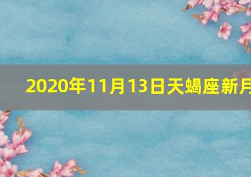 2020年11月13日天蝎座新月