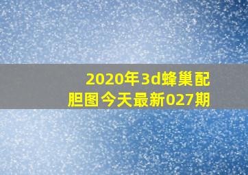 2020年3d蜂巢配胆图今天最新027期