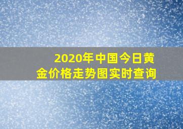 2020年中国今日黄金价格走势图实时查询