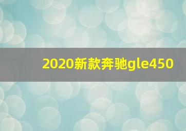 2020新款奔驰gle450