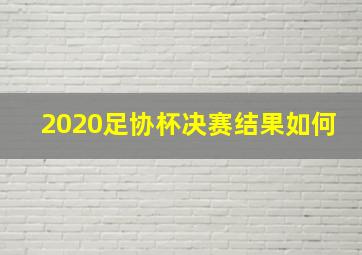 2020足协杯决赛结果如何