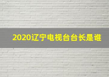 2020辽宁电视台台长是谁