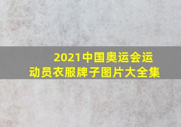 2021中国奥运会运动员衣服牌子图片大全集