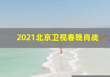 2021北京卫视春晚肖战