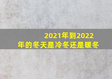 2021年到2022年的冬天是冷冬还是暖冬