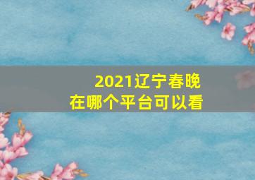 2021辽宁春晚在哪个平台可以看