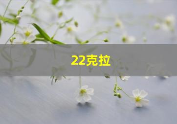 22克拉