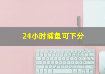 24小时捕鱼可下分