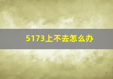 5173上不去怎么办