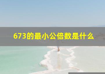 673的最小公倍数是什么