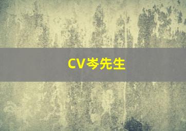 CV岑先生