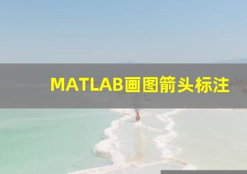 MATLAB画图箭头标注