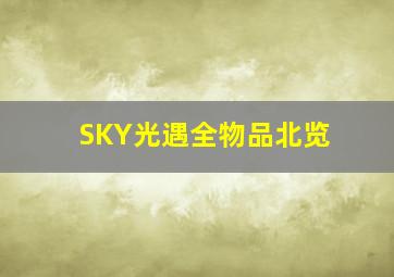 SKY光遇全物品北览