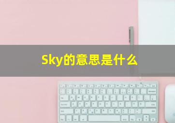 Sky的意思是什么