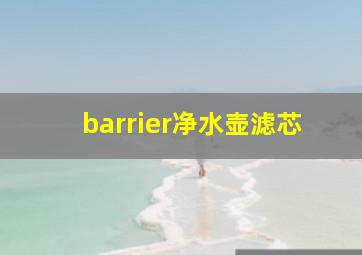 barrier净水壶滤芯