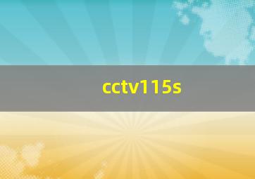 cctv115s