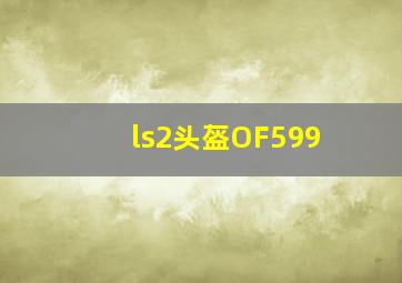 ls2头盔OF599