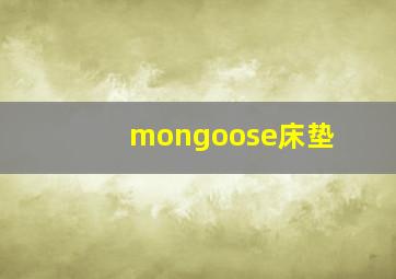 mongoose床垫