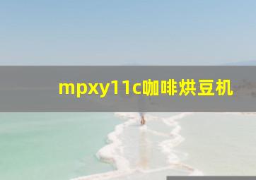 mpxy11c咖啡烘豆机