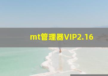 mt管理器VIP2.16