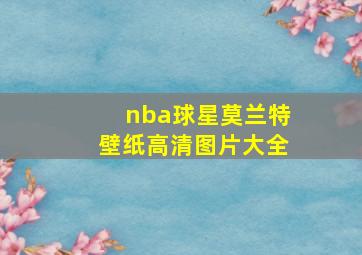 nba球星莫兰特壁纸高清图片大全