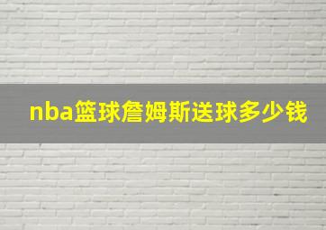 nba篮球詹姆斯送球多少钱