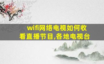 wifi网络电视如何收看直播节目,各地电视台