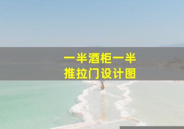 一半酒柜一半推拉门设计图