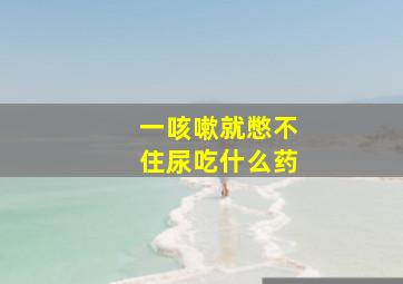 一咳嗽就憋不住尿吃什么药