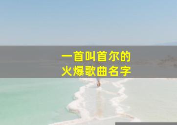 一首叫首尔的火爆歌曲名字