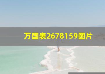 万国表2678159图片