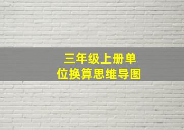 三年级上册单位换算思维导图