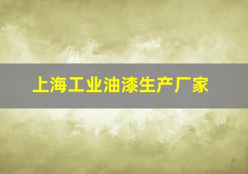 上海工业油漆生产厂家