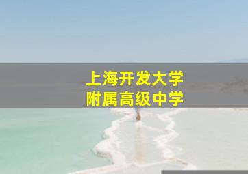 上海开发大学附属高级中学