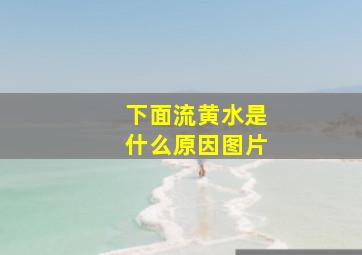 下面流黄水是什么原因图片