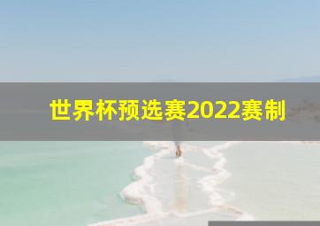 世界杯预选赛2022赛制