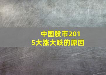 中国股市2015大涨大跌的原因