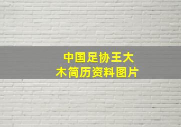 中国足协王大木简历资料图片