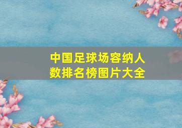 中国足球场容纳人数排名榜图片大全