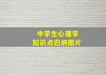 中学生心理学知识点归纳图片