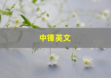 中锋英文