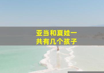 亚当和夏娃一共有几个孩子