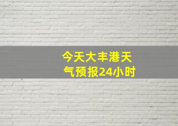 今天大丰港天气预报24小时