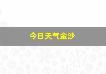 今日天气金沙