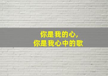 你是我的心,你是我心中的歌